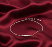 Madhuban 925 Sterling Silver Anklets with Adjustable Length